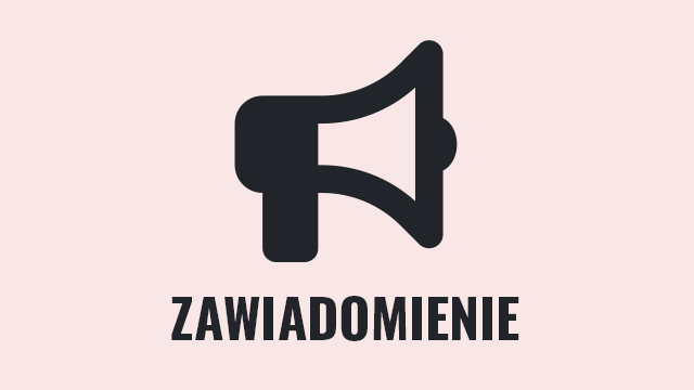 Zdjęcie: Zawiadomienie - ZUH komunalnik