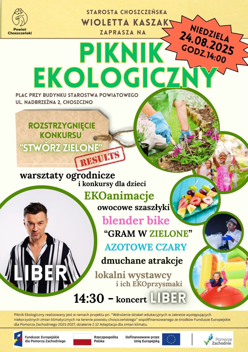 Zdjęcie: Piknik Ekologiczny - plac przy budynku Starostwa Powiatowego