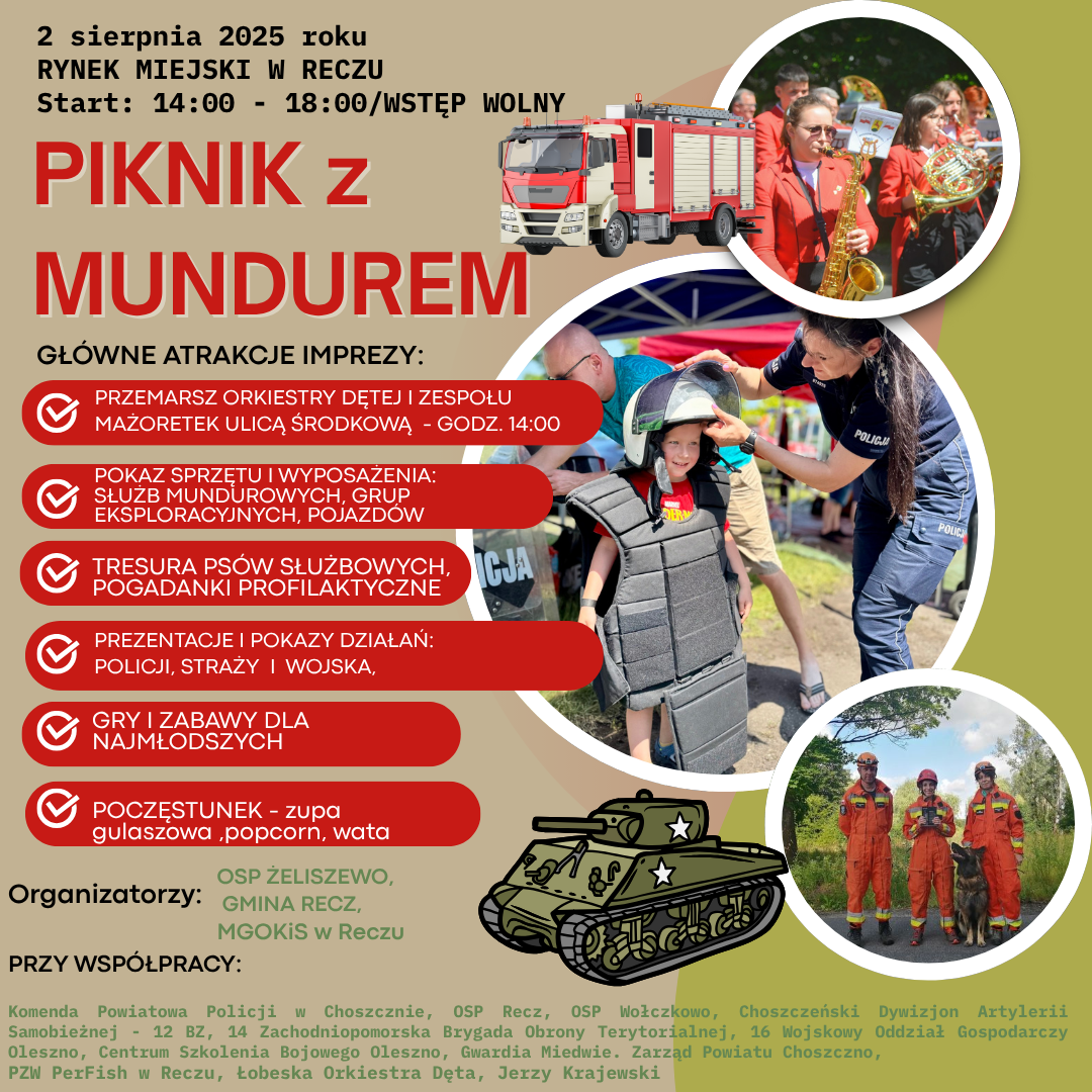 Zdjęcie: Piknik z Mundurem - 2 sierpnia 2025 - start 14:00