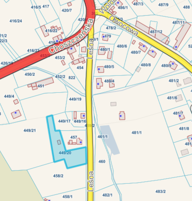 Zdjęcie: Ogłoszenia - II przetarg ustny nieograniczony - dz. nr 449/20 Recz